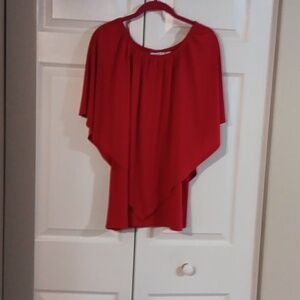 Elegant Red Women's Top